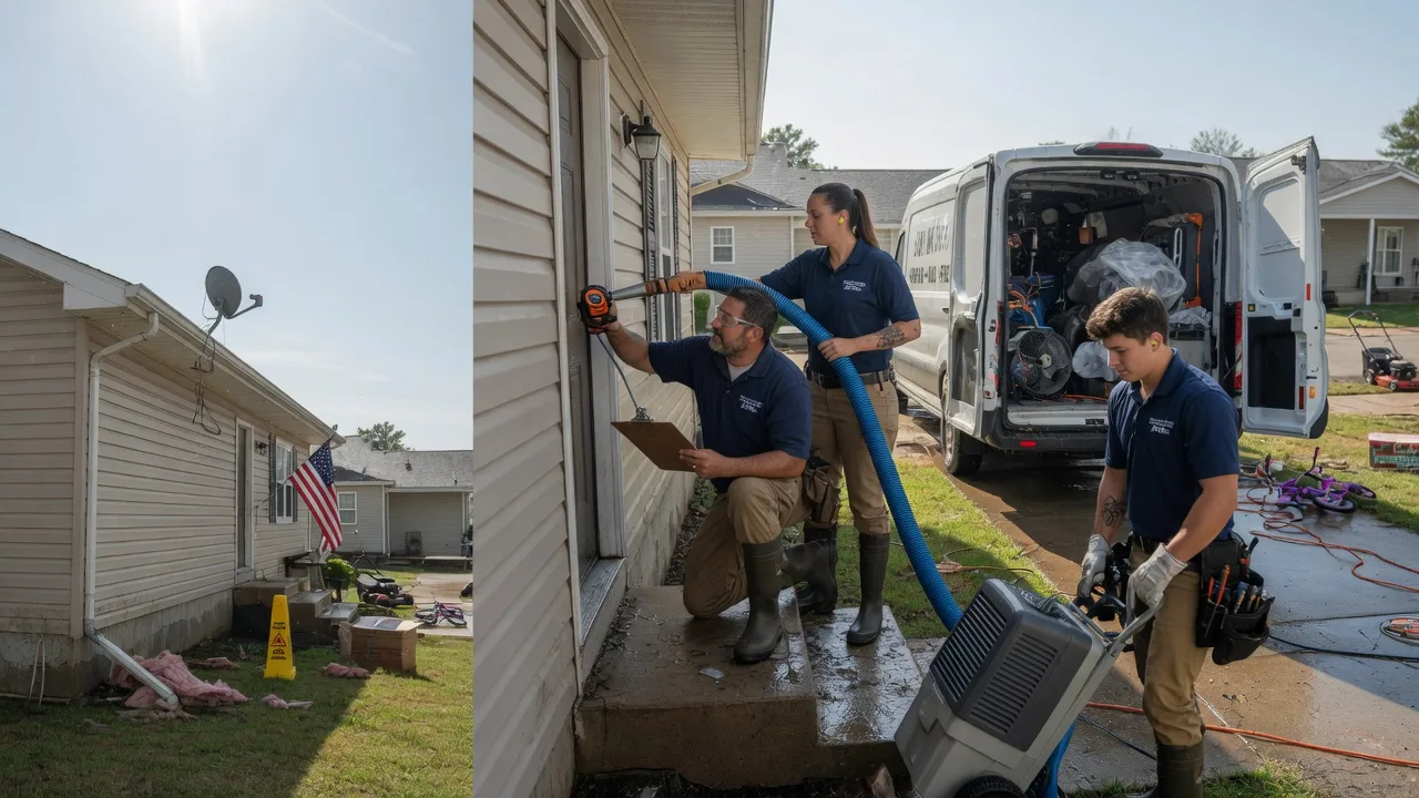 Ceiling Water Damage Restoration in Lincoln University, PA near me